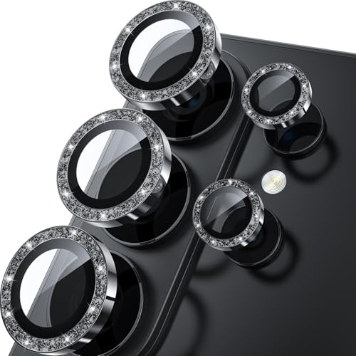 WSKEN for Samsung Galaxy S26 Ultra Camera Lens Protector - Ultra Thin - color: Glitter Black
