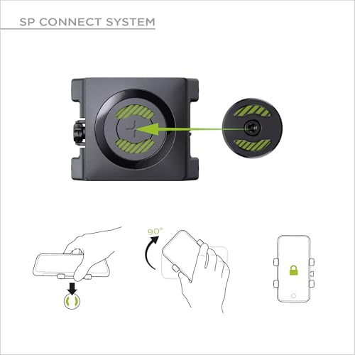 SP CONNECT Micro Stem Mount Pro Clamp | SPC+ | Premium Mobile Phone Holder for Cycling | Electric Bicycle Cell-Phone Holders | Road Bike E-Bike - size: Clamp - One Size