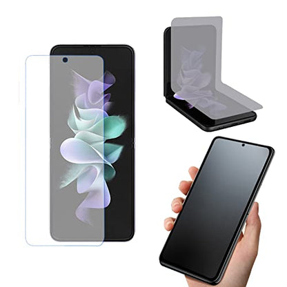 [3 Pack]Matte Screen Protectors Designed for Samsung Galaxy Z Flip 5/Z Flip 4 5G, 3 Pack Inside Screen Self-Healing TPU Film Scratch-Resistant Bubble Free Sensitive Touch Ultra-Thin Screen Protectors - size: for Z Flip 5/4