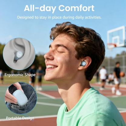 TOZO A1 Wireless Earbuds Bluetooth 5.3 Light Weight in Ear Headphones - color: Blue