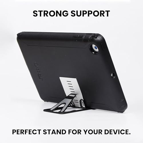 Pocket Phone Stand | Elegant Design Desktop Phone Holder Stand & Cellphone Holder for Desk | Multiple Positions Adjustable Phone Holder for Plane Travel Made from Alluminum & Plastic for Men & Women - style: D