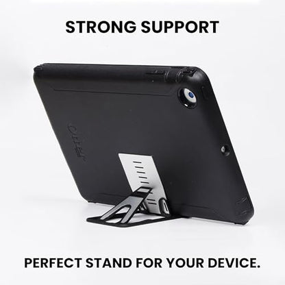 Pocket Phone Stand | Elegant Design Desktop Phone Holder Stand & Cellphone Holder for Desk | Multiple Positions Adjustable Phone Holder for Plane Travel Made from Alluminum & Plastic for Men & Women - style: D