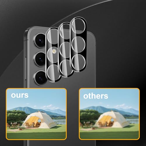 3 Pack Camera Lens Protector for Samsung Galaxy S24 - size: Galaxy S24