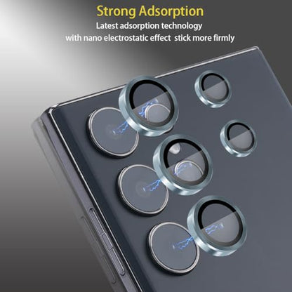 Camera Lens Protector for Samsung Galaxy S25 Ultra, Blue - color: Blue