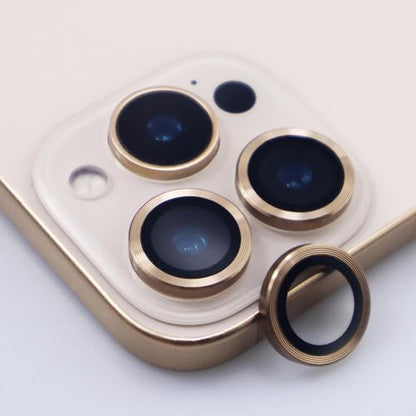 BONVAN for iPhone 16 Pro / 16 Pro Max Camera Lens Protector Metal Crystal Tempered Glass Screen Accessories Cover (Desert Titanium) - color: Desert Titanium