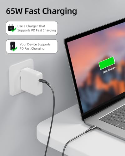 Short USB C to USB C Cable 1.5FT 3Pack,18inch 60W USB-C Fast Charging Cable - size: 1.5 FT (Regular)