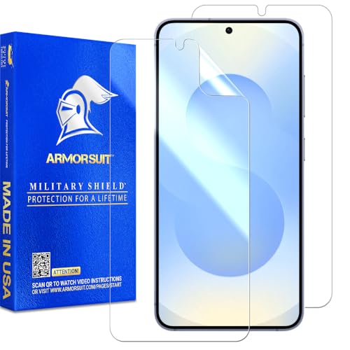 ArmorSuit 2 Pack for Samsung Galaxy S25 Plus (6.7") Screen Protector Case Friendly MilitaryShield HD Clear Film - Made in the USA - size: S25+ 6.7"