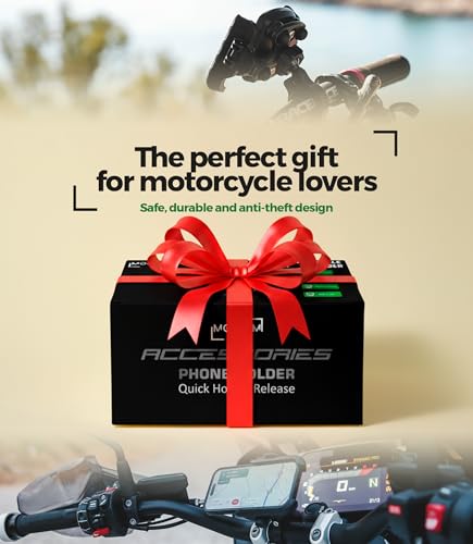 Motorcycle Phone Mount Anti Vibration Mirror & Handlebar Scooter