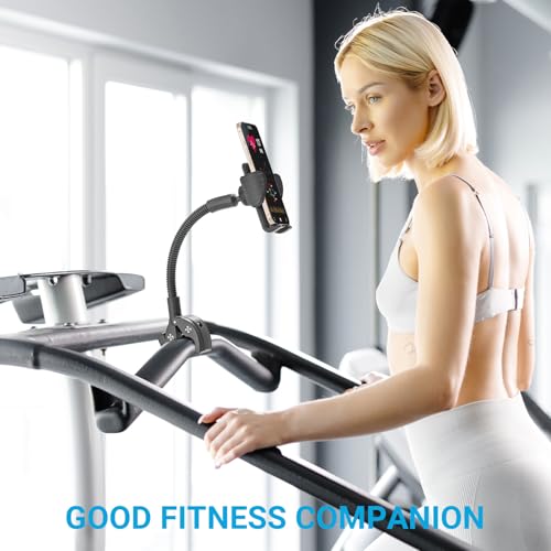 Bike Phone Mount, 360° Adjustable Gooseneck Handlebar Phone Holder