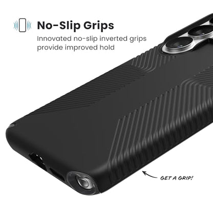 Speck Samsung Galaxy S26 Ultra Presidio2 Grip + Magnet Case - Black/Slate Grey/White - color: Black, size: Samsung Galaxy S26 Ultra