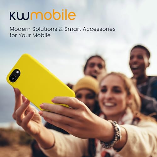 kwmobile Case Compatible with Apple iPhone 17e / iPhone 16e Case - Soft Slim Protective TPU Silicone Cover - Radiant Yellow - color: Radiant Yellow