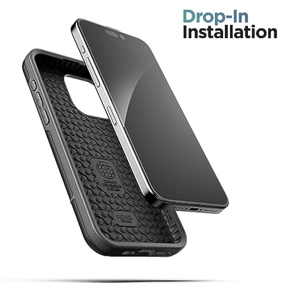 ENCASED Shockproof Case Compatible with iPhone 16 - Ultra Protective Heavy Duty Magnetic Phone Cover, Rebel Series (Black, iPhone 15 Pro Max) - color: Black, size: iPhone 15 Pro Max