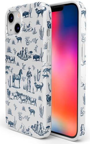 Casely iPhone 14 Plus Case | Wild West Adventure | Desert | Compatible with MagSafe | Classic Ultra Slim Design - color: Wild West Adventure | Desert