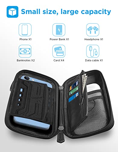 whale fall Bike Handlebar Bag, Bike Phone Holder, Fits Phones up to 7 in | Quick release mount, TPU touchscreen access, stable shockproof storage, waterproof design for commutes and long rides