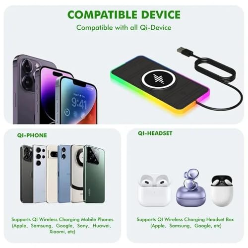 Car Wireless Charger Magnetic Car Phone Holder Stand Non Slip Mat Car Wireless Charging Pad for iPhone 17 16 15 Pro Max Samsung