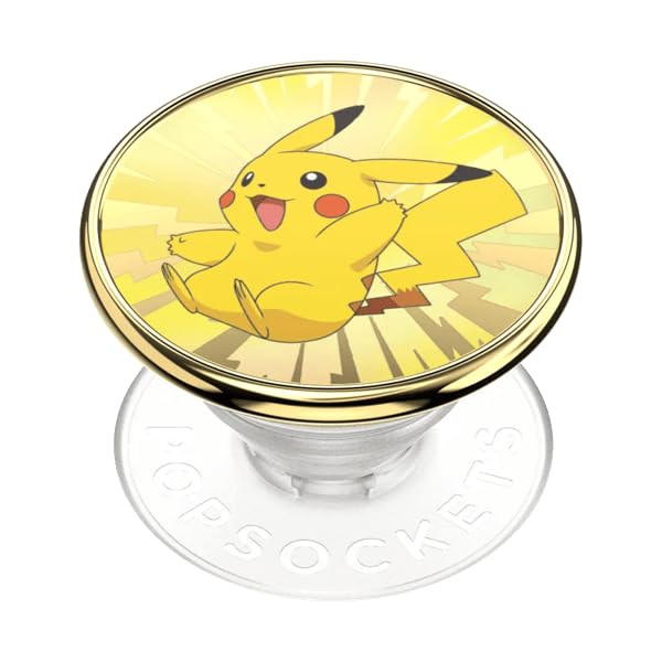 PopSockets Adhesive Phone Grip, Holder- Love Ya Pikachu - color: Love Ya Pikachu, style: Adhesive