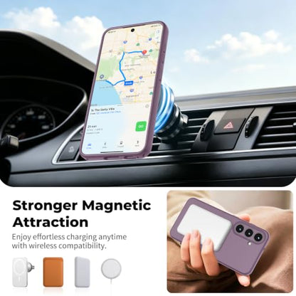 zapica Magnetic for Samsung Galaxy S26 FE Case/S25 FE Case, Purple - color: Purple, size: Samsung Galaxy S26 FE/S25 FE 6.7''