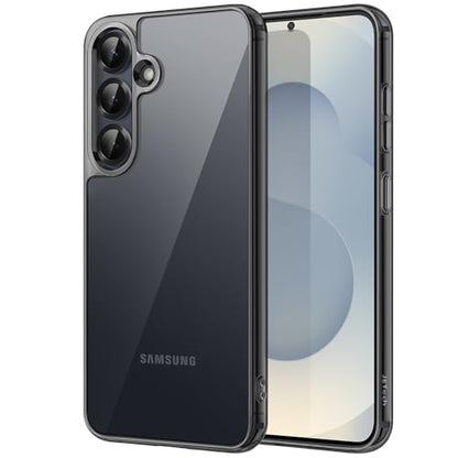 JETech Case for Samsung Galaxy S25 5G, Non-Yellowing Shockproof Bumper Protective Phone Cover, Anti-Scratch Hard PC Back (Black) - color: Black, size: Galaxy S25