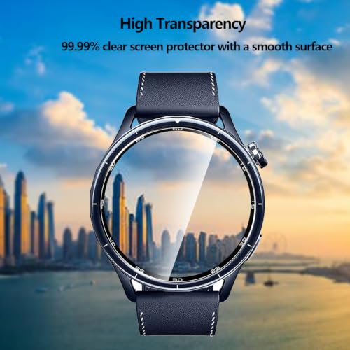 5 Pack Tempered Glass for Xiaomi Watch S5 1.43 inch Screen Protector,9H Hardness,Ultra Resistant,Anti-Fingerprints,No Bubbles,HD-Clear,Full Coverage Watch Film for Xiaomi Watch S5 - color: Xiaomi Watch S5