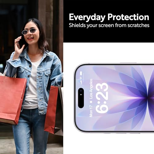 ArmorSuit 3 Pack Screen Protector for iPhone 17 [6.3 inch] Case Friendly MilitaryShield HD Clear TPU Film - Made in the USA - size: iPhone 17 6.3" 3-Pack