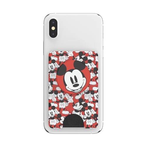 PopSockets Adhesive Phone Wallet with Grip- Mickey Classic