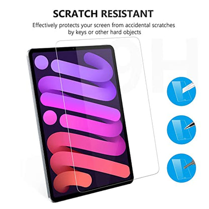 3 Pack SPARIN Screen Protector Compatible with iPad Mini 6 2021 8.3 Inch, Tempered Glass Screen Protector for iPad Mini 6th Generation, High Response