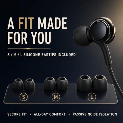 Betron USB C Headphones Wired Earbuds