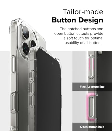 Ringke for iPhone 16 Pro Max Case [Fusion Matte Clear] | Oil & Dirt Resistant, Anti-Fingerprint Technology Prevents Oily Smudges, Frosted Coating Feels Velvety Soft - size: iPhone 16 Pro Max