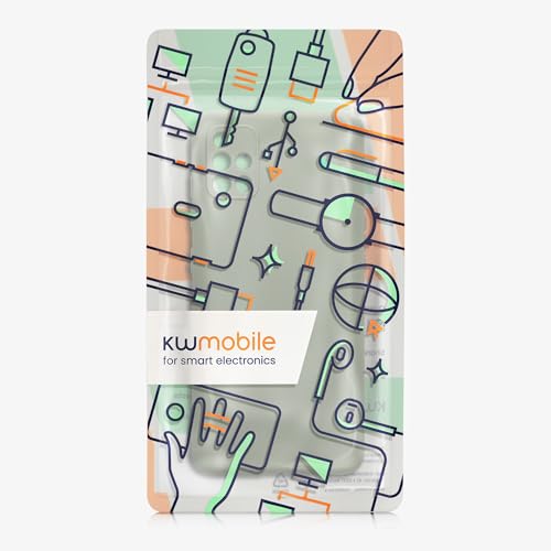 kwmobile Case Compatible with Samsung Galaxy A51 Case - Protective Slim TPU Phone Cover - Soft Matte Finish - Gray Green - color: gray green, size: Galaxy A51