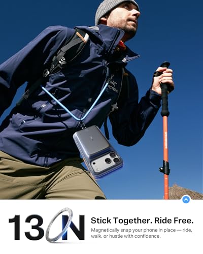 TORRAS MiniMag Pro iPhone 18 Pro Max Portable Charger Power Bank, 10000mAh - color: Mist Silver