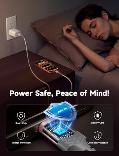 JSAUX USB to USB C Cable, USB C Cable for iPhone 17, 3-Pack (10+6.6+3.3FT) - color: Rose Gold, size: 3.3ft+6.6ft+10ft