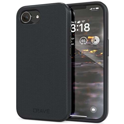 Crave for iPhone 17e Case and iPhone 16e Case, Shockproof Protection Dual Layer Case for iPhone 17e, iPhone 16e (6.1 inch) - Black - color: Black
