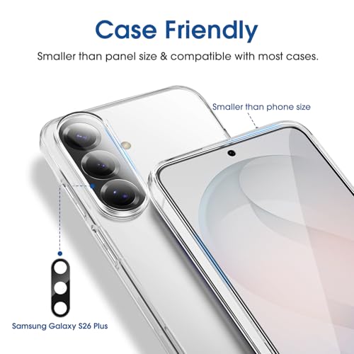 amFilm OneTouch for Samsung Galaxy S26+ Plus Screen Protector TemperedGlass - size: S26P-6.7"