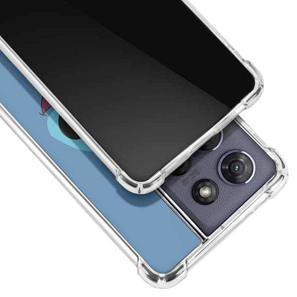 Skinit Clear Phone Case Compatible with Moto G Power 5G (2025) - Officially Licensed Disney Lilo and Stitch Close Design - color: Blue - DISLNS05