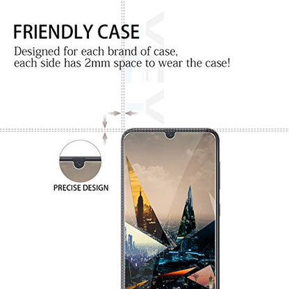 Galaxy A50/A30/A20 Screen Protector, [2 Pack] HD-Clear Tempered Glass Screen Protector [9H Hardness][Bubble-Free][3D Glass] Screen Protector Glass For Samsung Galaxy A50/A30/A20 - size: Galaxy A50/A30/A20