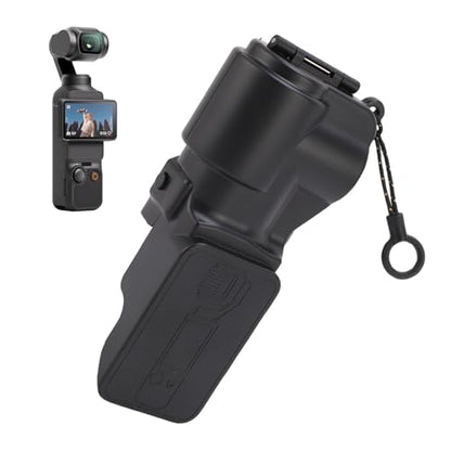 Camera Lens Screen Protector for Smartphone, Scratchproof Protective Cover, Anti Shock Sponge and Lanyard Attachment, Black - color: Black