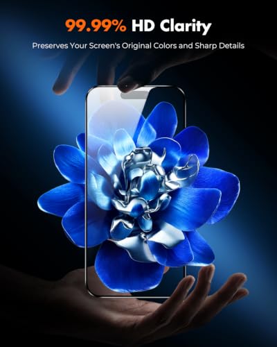 UNBREAKcable iPhone 15 Full-Coverage Screen Protector - 3 Pack | Quick-Install Box, Edge-to-Edge Coverage, 9H Hardness, Ultra HD Clarity, Daily Protection, Smooth Touch - size: iPhone 15