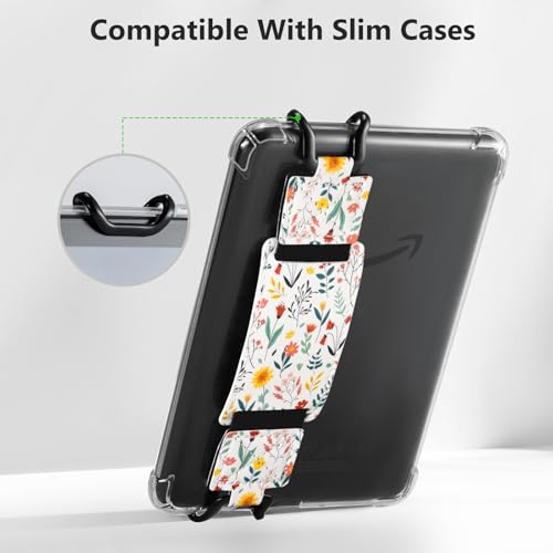 CoBak 2 Pack Secure Hand Strap for Ebook Reader - Versatile and Lightweight - color: Flower sea-2 Pack