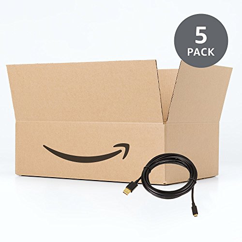 Amazon Basics 5-Pack USB-A to Micro USB Charging & Data Transfer Cable, 480Mbps Transfer Speed, Gold-Plated Plugs, USB 2.0, 10 Foot, Black - size: 10 Feet, style: 5-Pack