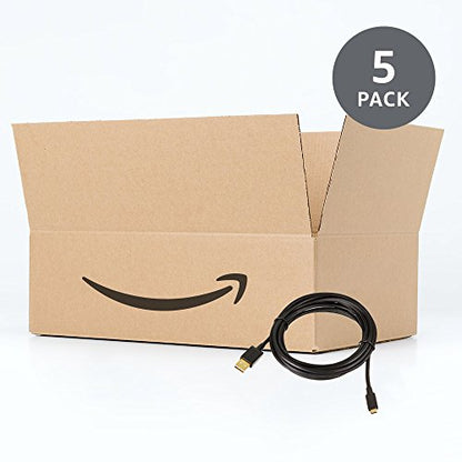 Amazon Basics 5-Pack USB-A to Micro USB Charging & Data Transfer Cable, 480Mbps Transfer Speed, Gold-Plated Plugs, USB 2.0, 10 Foot, Black - size: 10 Feet, style: 5-Pack