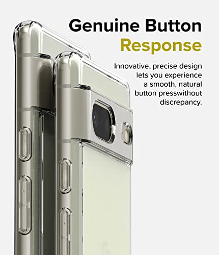 Ringke for Google Pixel 7 Case [Fusion Matte Clear] | Oil & Dirt Resistant, Anti-Fingerprint Technology Prevents Oily Smudges, Frosted Coating Feels Velvety Soft - size: Pixel 7
