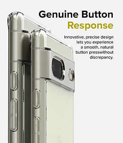 Ringke for Google Pixel 7 Case [Fusion Matte Clear] | Oil & Dirt Resistant, Anti-Fingerprint Technology Prevents Oily Smudges, Frosted Coating Feels Velvety Soft - size: Pixel 7
