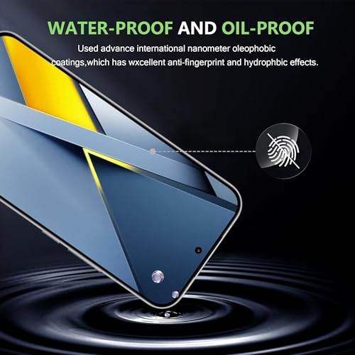 for Xiaomi POCO F8 Ultra 5G Screen Protector with Camera Lens Protector, 9H Hardness Anti-Scratch Tempered Glass flim, Case Friendly, Anti-Fingerprint,Anti-Scratch (2+2 PACK) - color: POCO F8 Ultra