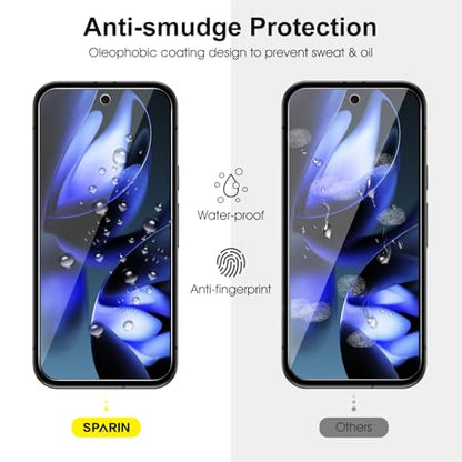 SPARIN Screen Protector for Google Pixel 9A 6.3 Inch, 3+2 Pack - size: Google Pixel 9A