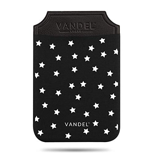 Vandel Stick-On Fabric Phone Wallet for Women, Cute Credit Card Holder | Stylish Credit Card Holder for Phone Case, Stick On Back of Phone Fabric Sleeve for iPhone Pocket - color: Night Sky