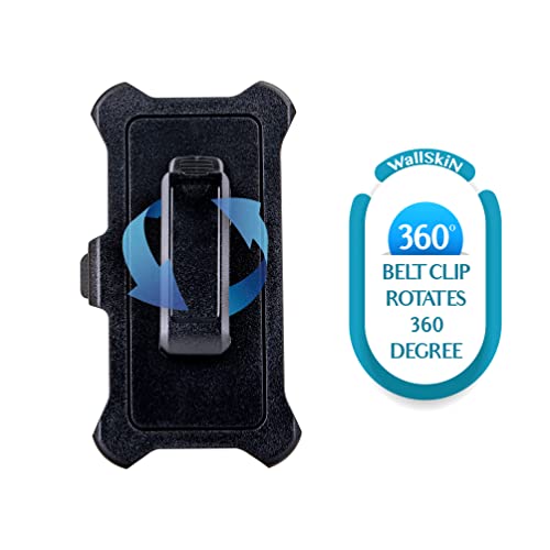 Case for Galaxy S9 Plus (6.2") Heavy Duty Full Body Military Grade Drop Protection Carrying Cover Holder | Holster for Men Belt with Clip Stand – Black/Black - color: Black / Black