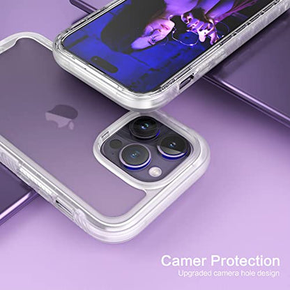 for iPhone 15 Case,Cover for iPhone 15 Not-Yellow for Women Girls,Hybrid 2 in 1 Lightweight Shockproof Heavy Duty Protection Shock Resistant Sturdy Slim Fit Cover for iPhone 15 6.1,Clear