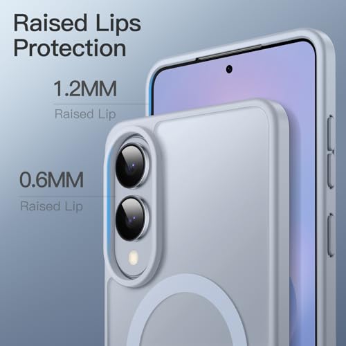 JETech Magnetic Case for Samsung Galaxy S25 Edge, Icyblue - color: Icyblue, size: Galaxy S25 Edge
