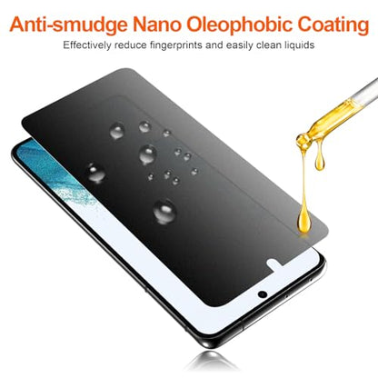 2 Pack for Samsung Galaxy S22 Plus Matte Privacy Screen Protector 6.6 Inch, Anti-Glare, Anti-Scratch, Support fingerprint Unlock [Self-Healing] [Not Glass] - size: Samsung Galaxy S22 Plus 6.6 Inch