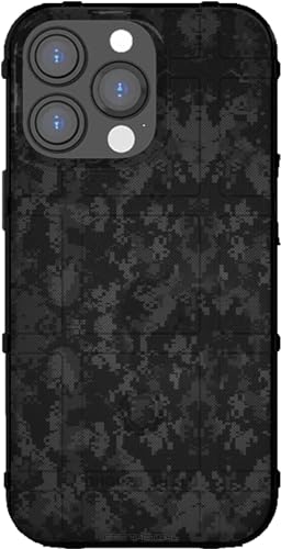 EGO TACTICAL Limited Edition Rugged Shield case Compatible with iPhone 15 Pro [6.1" Screen] Printed in The USA Black Ops Subdued Digital Camouflage - color: Black Ops Subdued Digital Camouflage, size: iPhone 15 Pro (6.1")